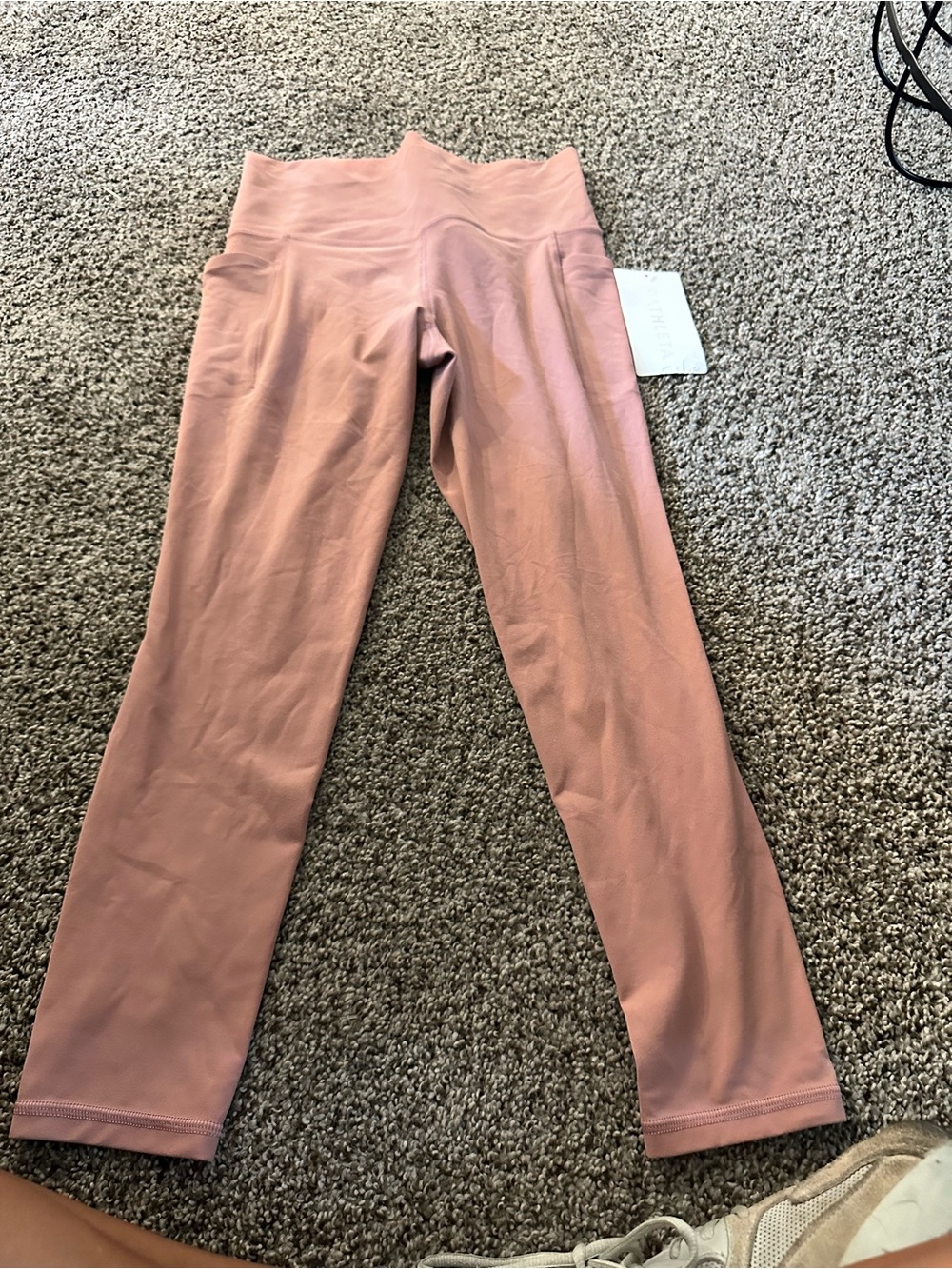 Athleta Rose Pink High-Waist Leggings